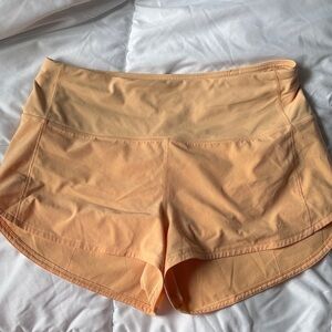 lululemon athletica Peach Athletic Shorts
